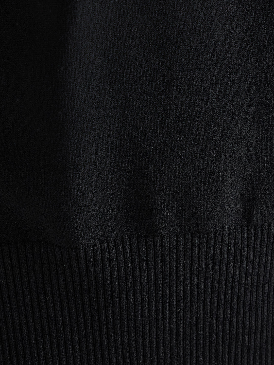 Black Raglan Sleeve Sweater Co-Ord