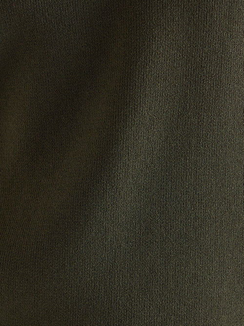 Olive Turtle Neck Knitted Co-Ord