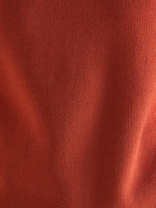 Rust Turtle Neck Knitted Co-Ord