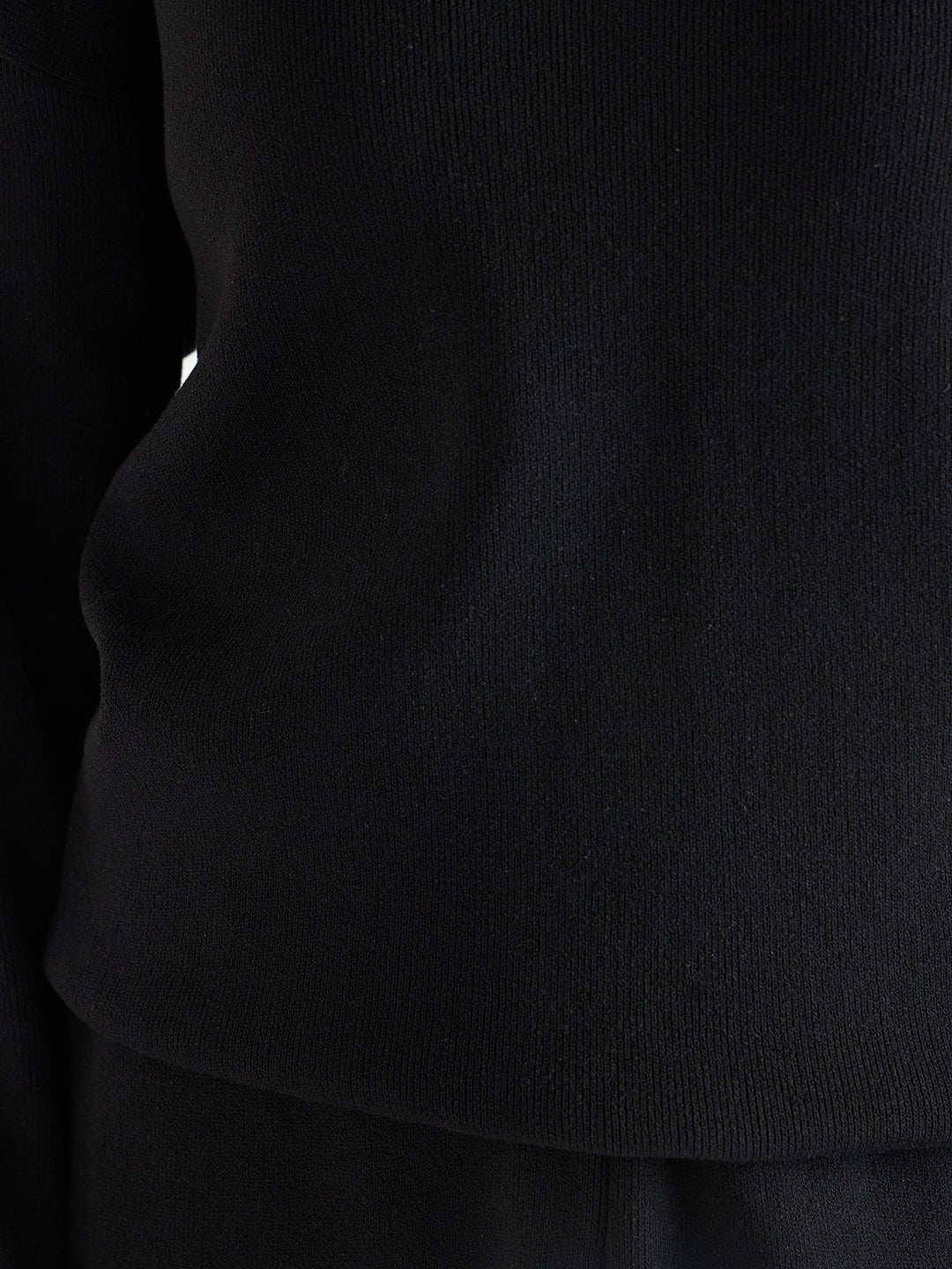 Black Turtle Neck Knitted Co-Ord