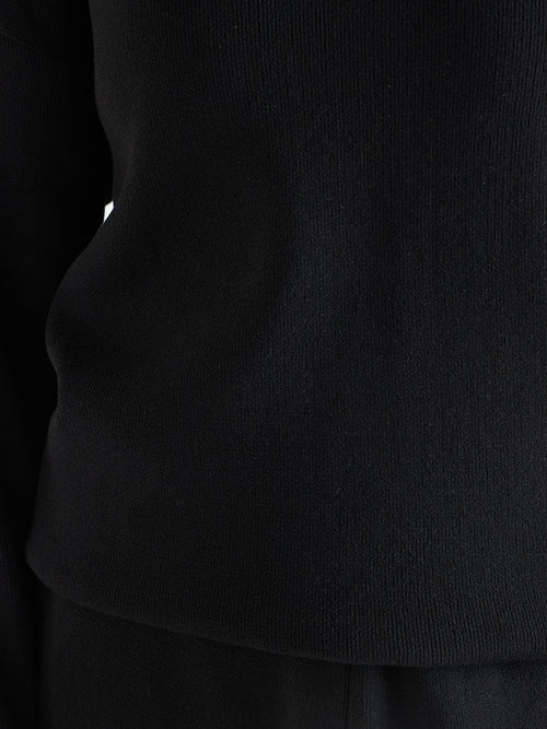 Black Turtle Neck Knitted Co-Ord
