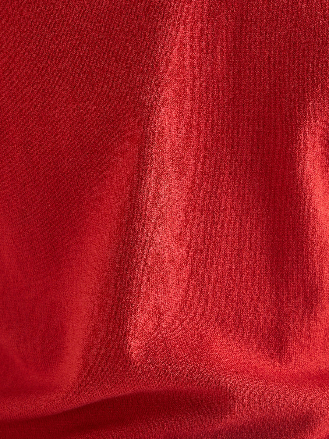 Orange Polo Neck Sweater