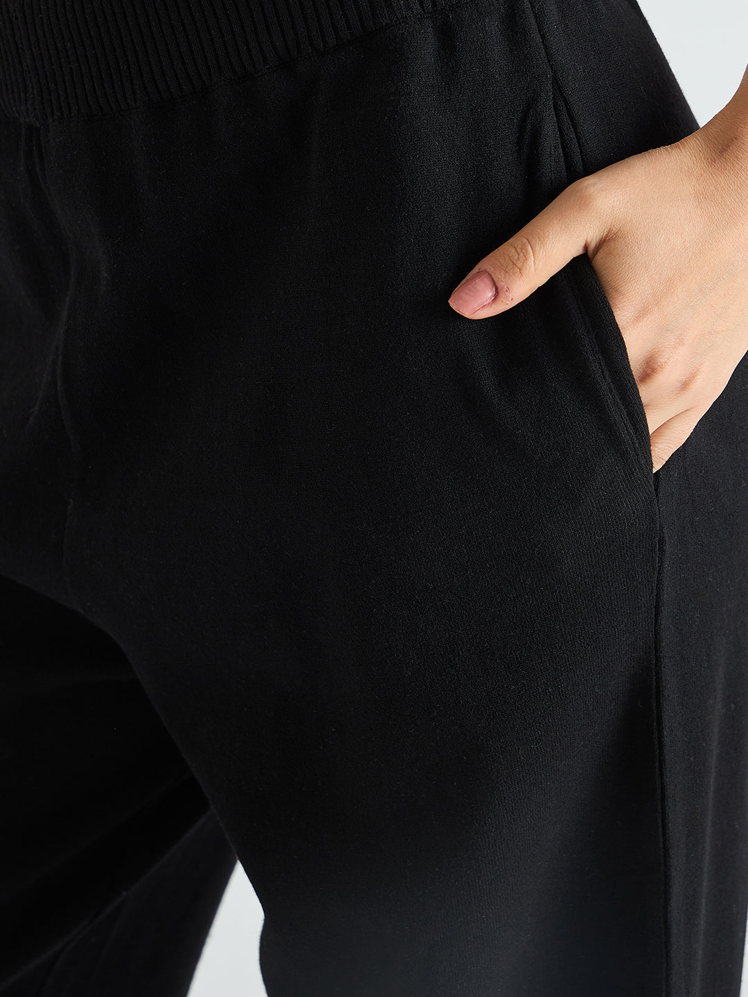 Black & White Colorblock Sweater Co-Ord