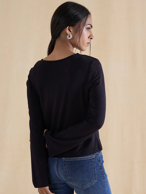 bamboo-black-knit-cut-out-detail-top-fzk-7338