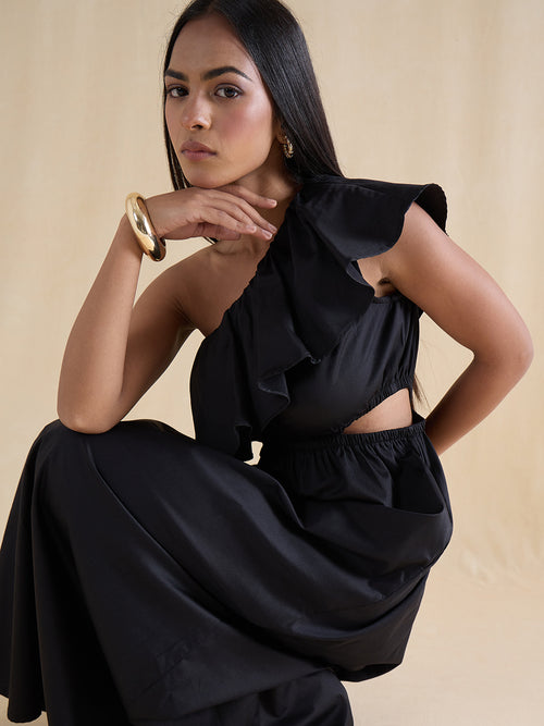 black-one-shoulder-cut-out-maxi-dress-ff-7105