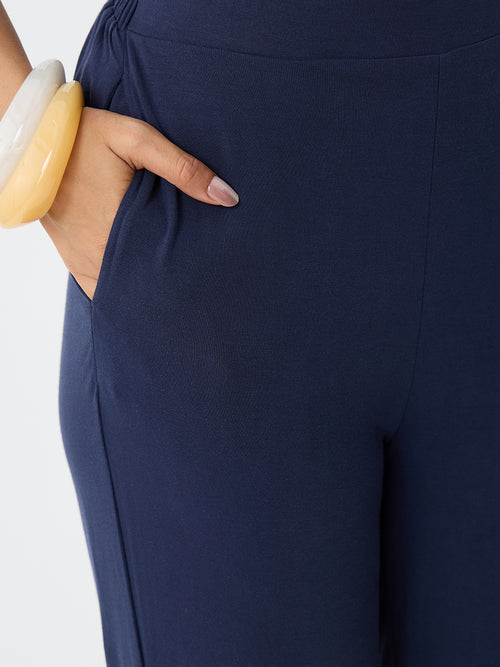 UltraSoft Bamboo Navy Asymmetrical Co-Ord