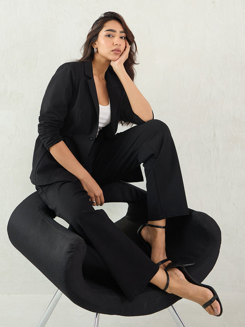 Black Knit Trouser