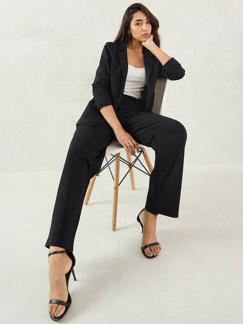 Black Knit Trouser
