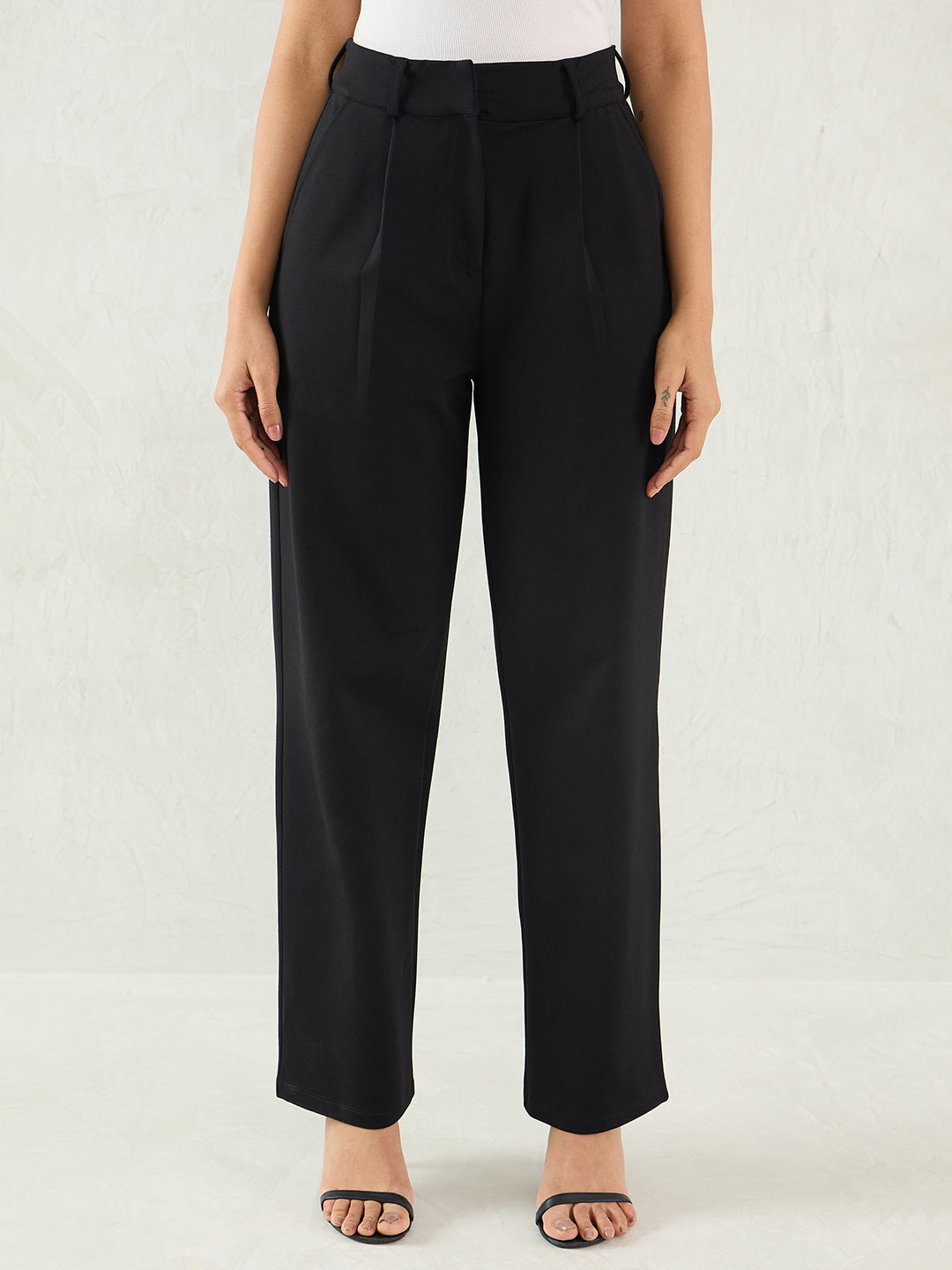 Black Knit Trouser