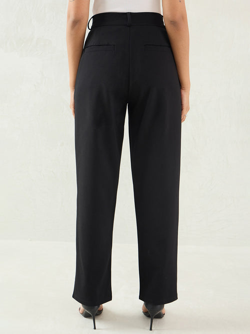 Black Knit Trouser