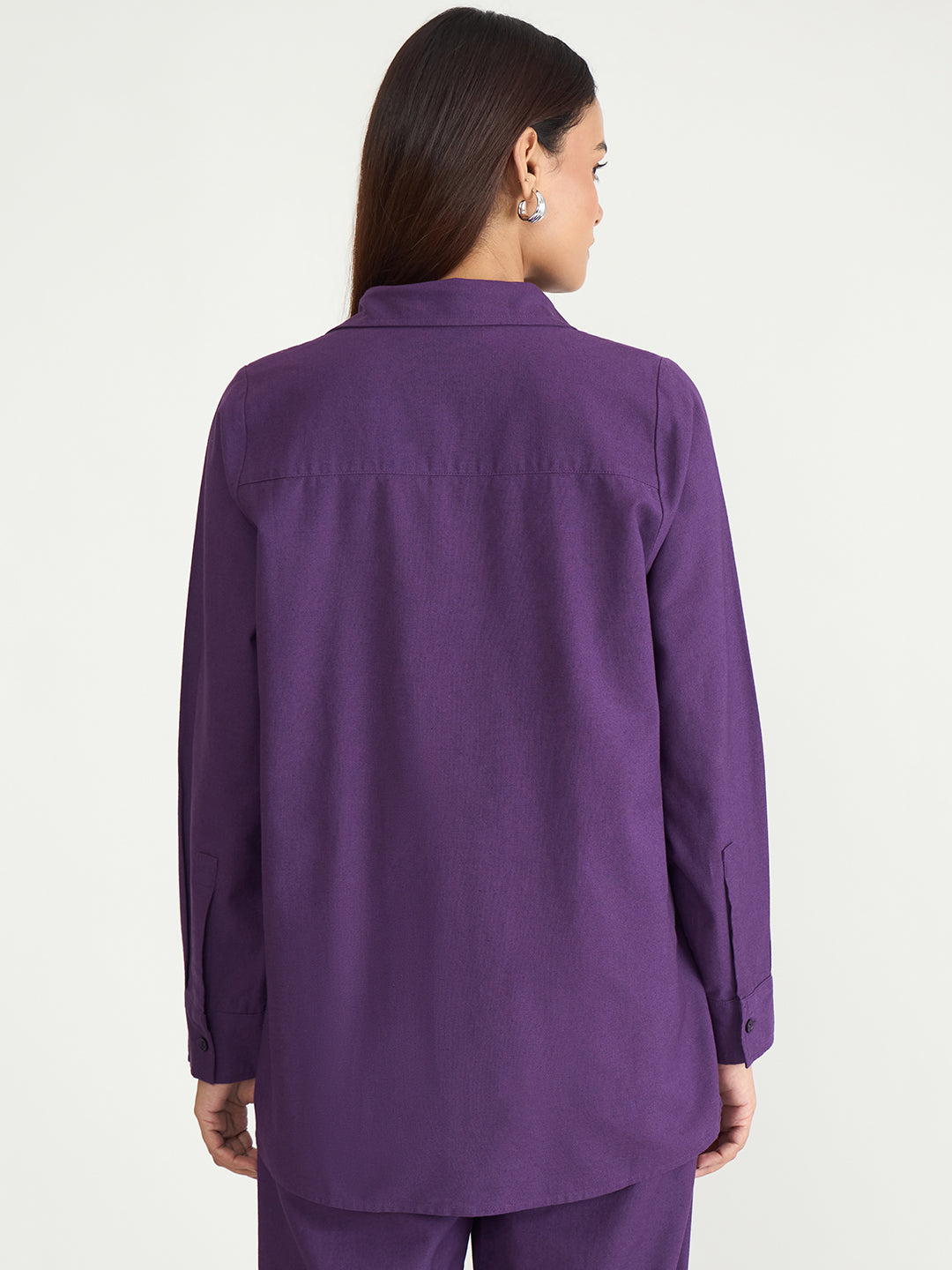 LinenLite Deep Plum Transform Shirt