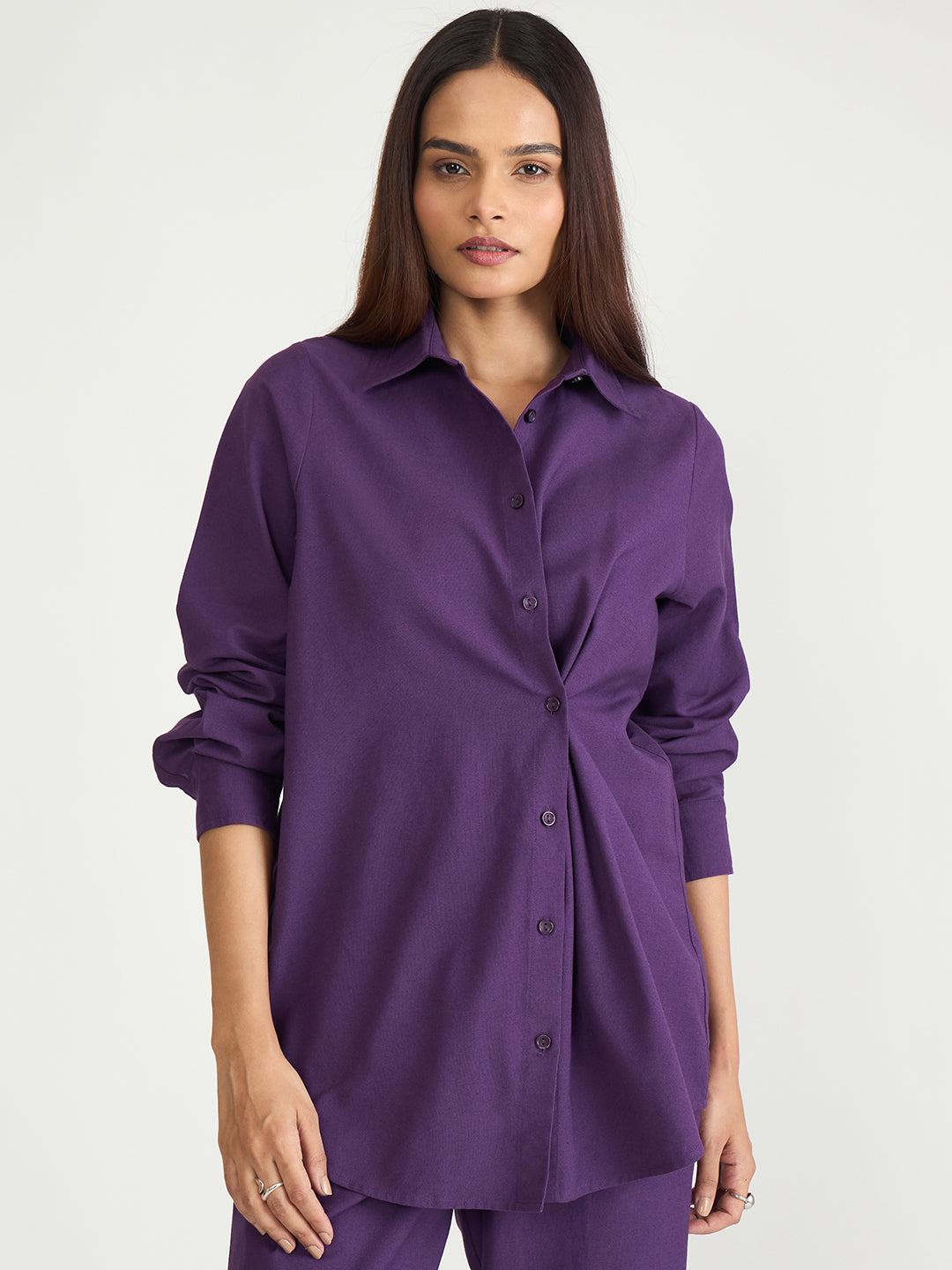 LinenLite Deep Plum Transform Shirt