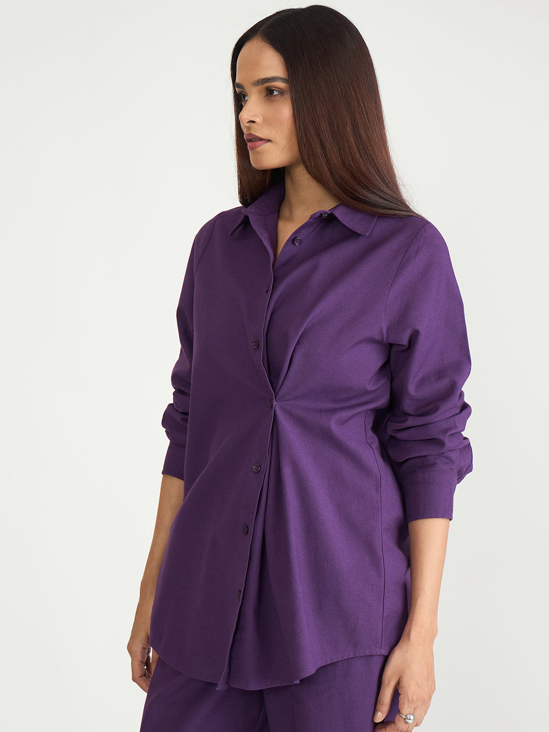 LinenLite Deep Plum Transform Shirt