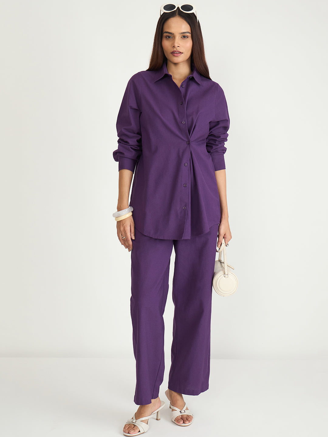 LinenLite Deep Plum Transform Shirt