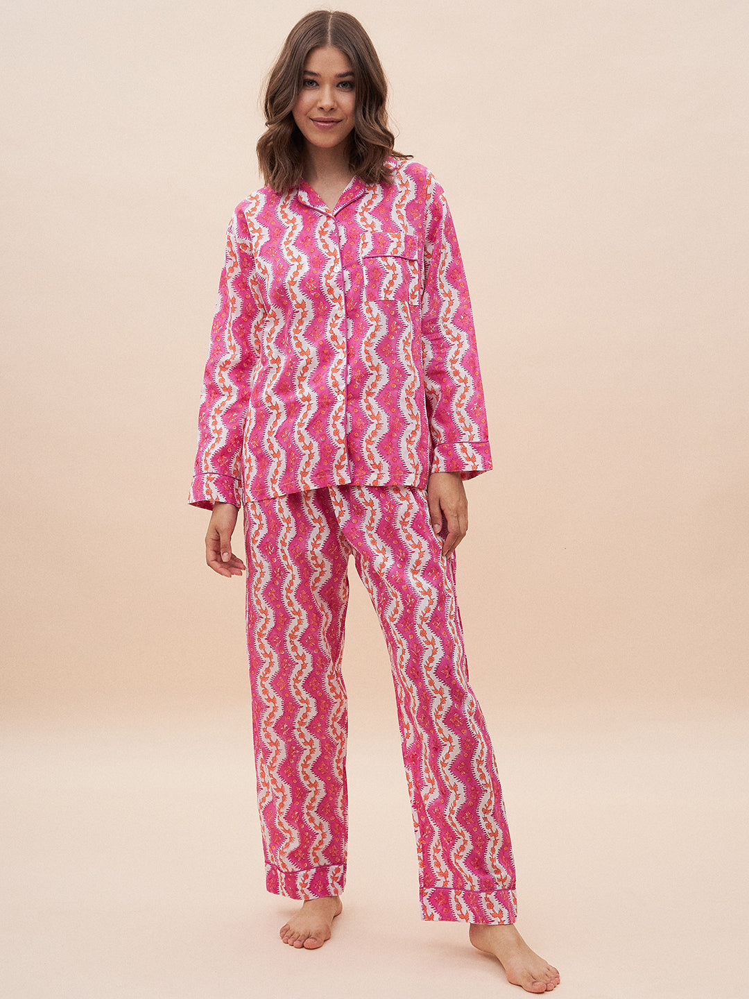Raspberries Two Piece Pyajama Set