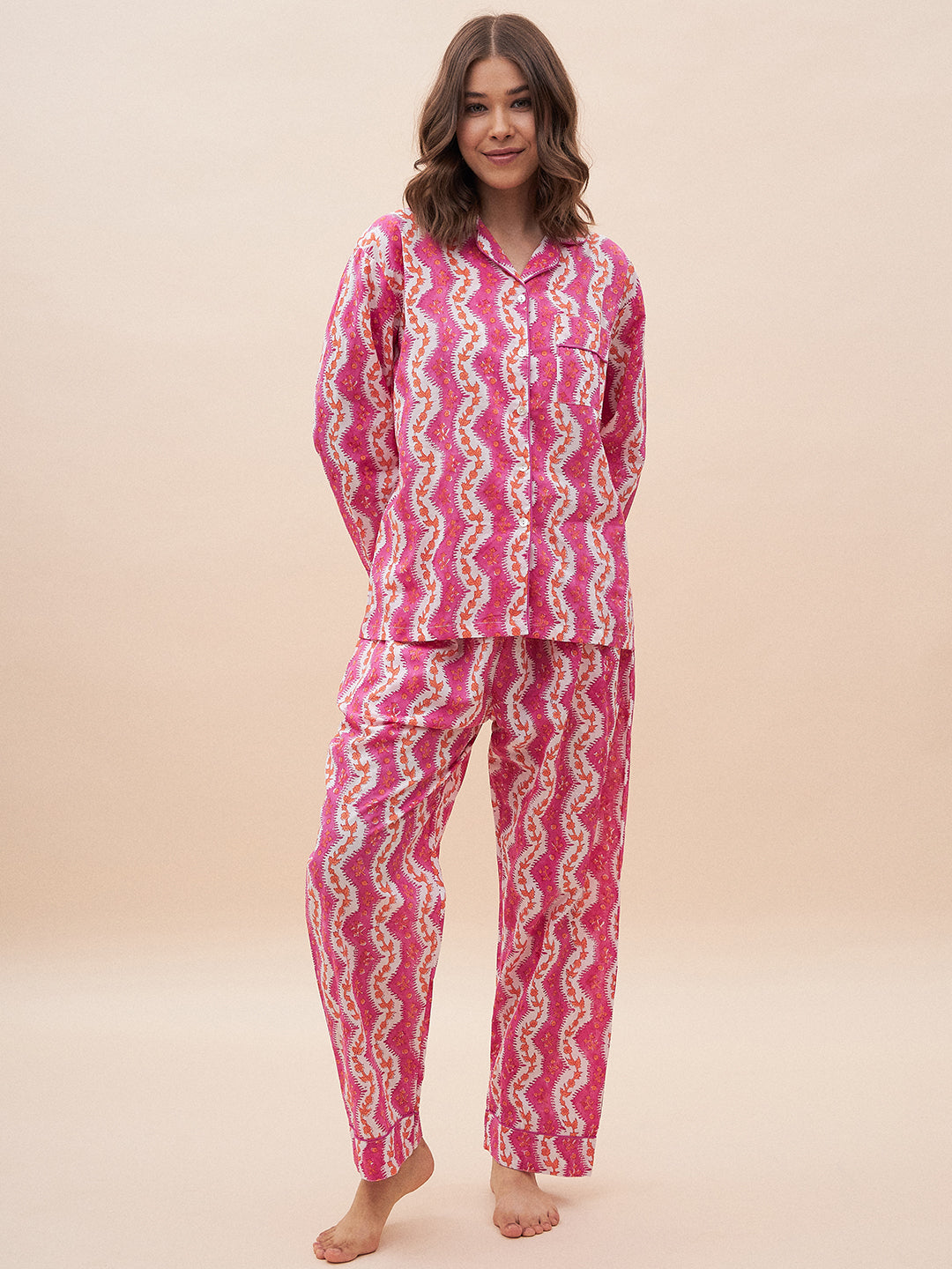 Raspberries Two Piece Pyajama Set