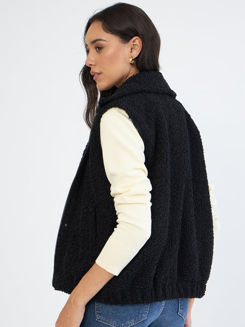 Black Teddy Gilet