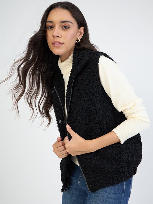 Black Teddy Gilet