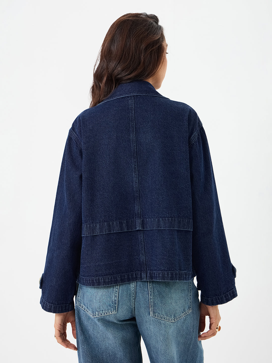 DenimClassic Navy Double Breasted Jacket