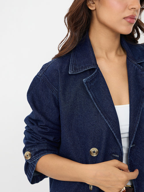 DenimClassic Navy Double Breasted Jacket
