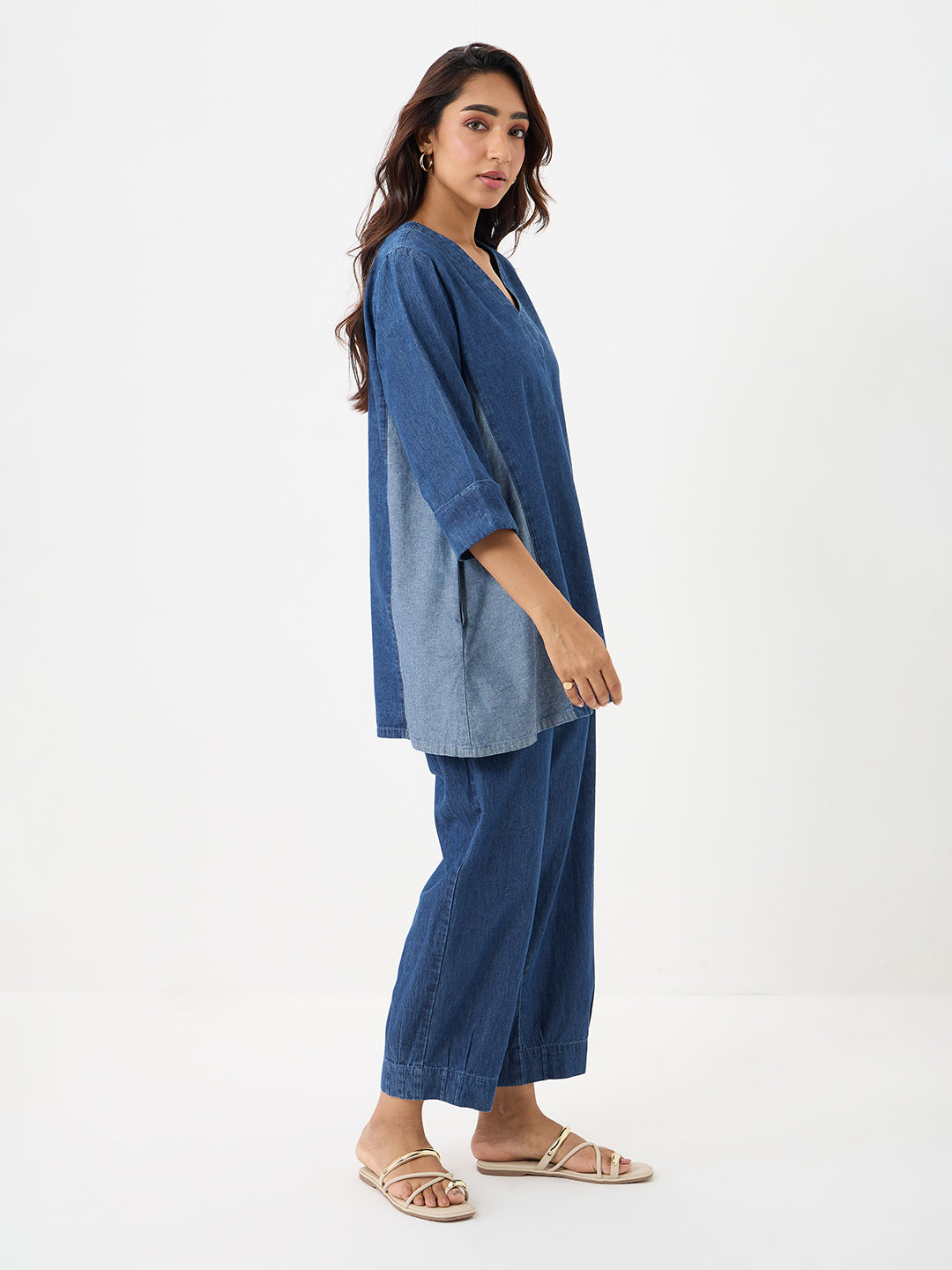 DenimClassic Navy ColorBlock Co-ord