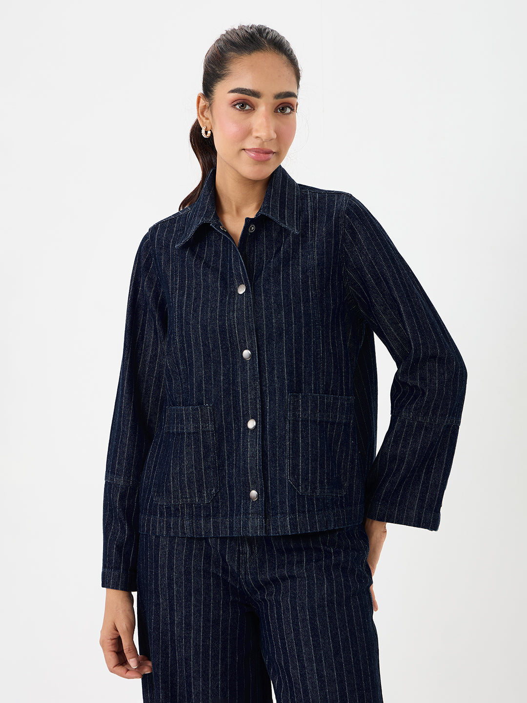 DenimClassic Stripe Everyday Jacket