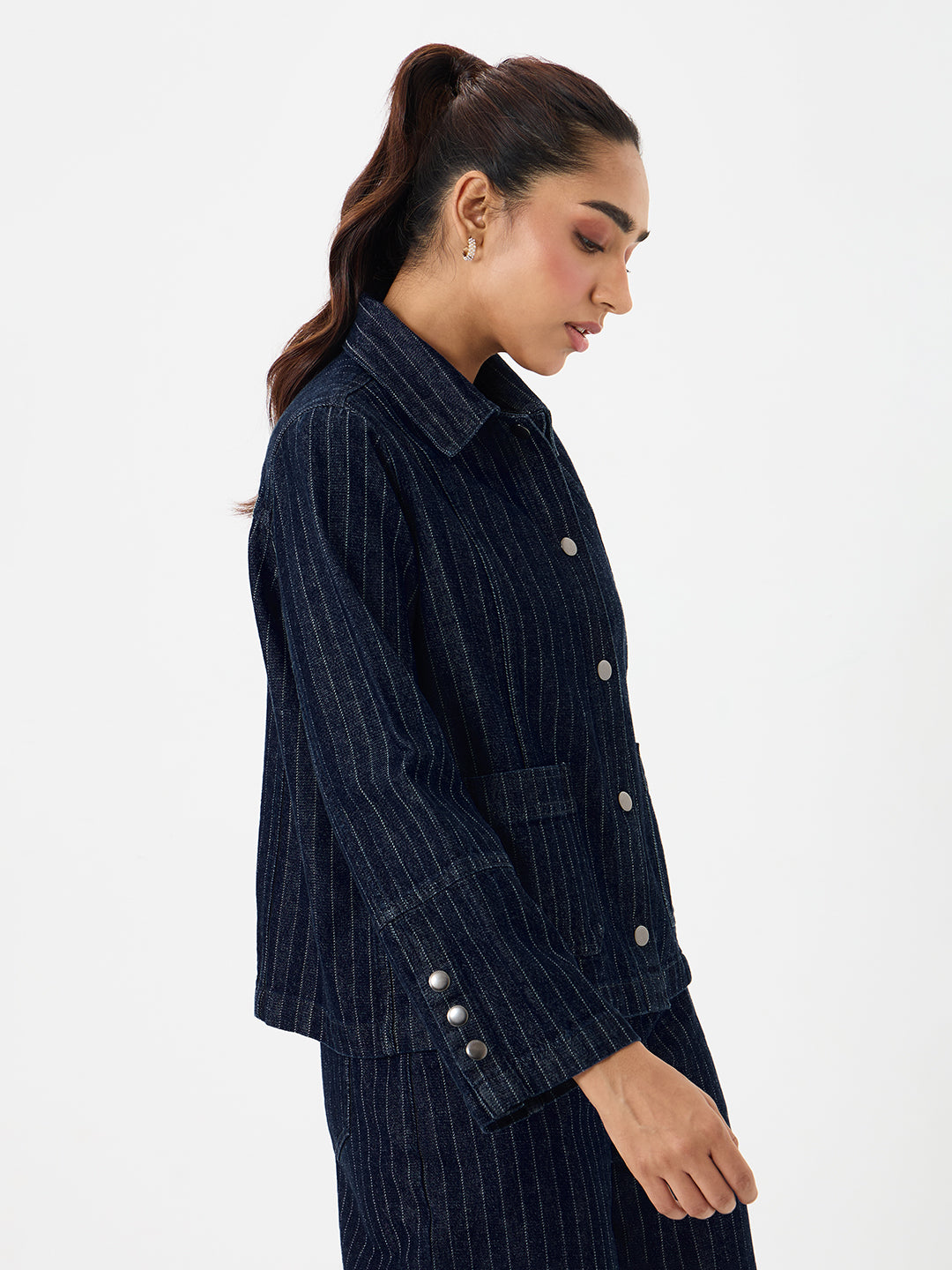 DenimClassic Stripe Everyday Jacket