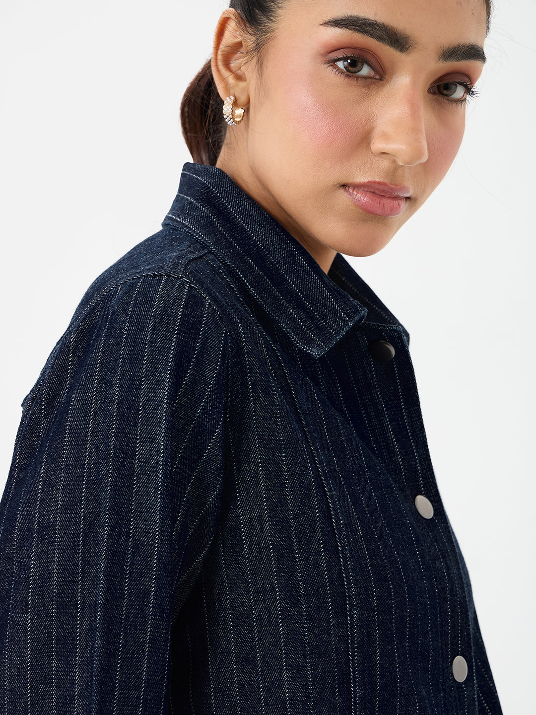 DenimClassic Stripe Everyday Jacket