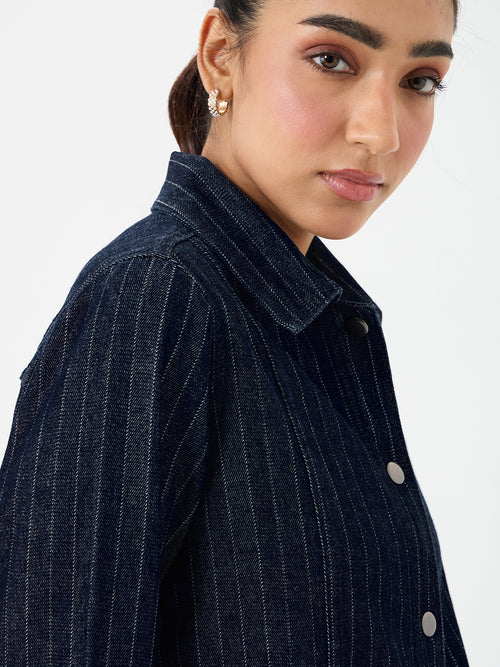 DenimClassic Stripe Everyday Jacket