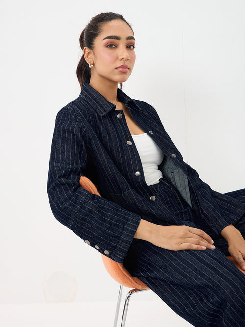 DenimClassic Stripe Everyday Jacket