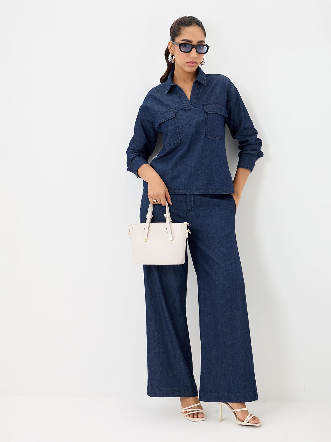 DenimLite Navy Dual Pocket Co-ord