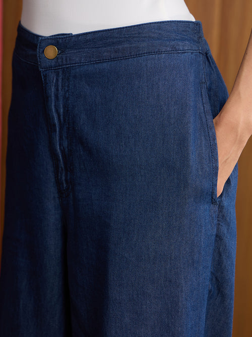 Navy Dual Pocket Denim Co-ord