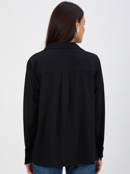 Black Denim Shirt