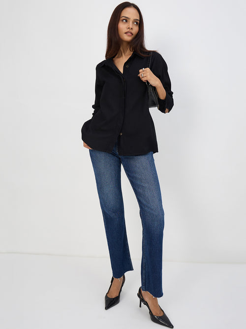 Black Denim Shirt