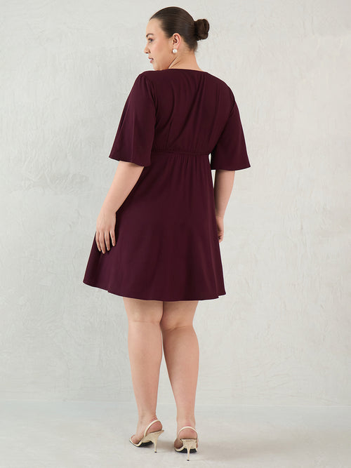 knee length dresses online Pink Knee-Length Dress | Tranquil Threads