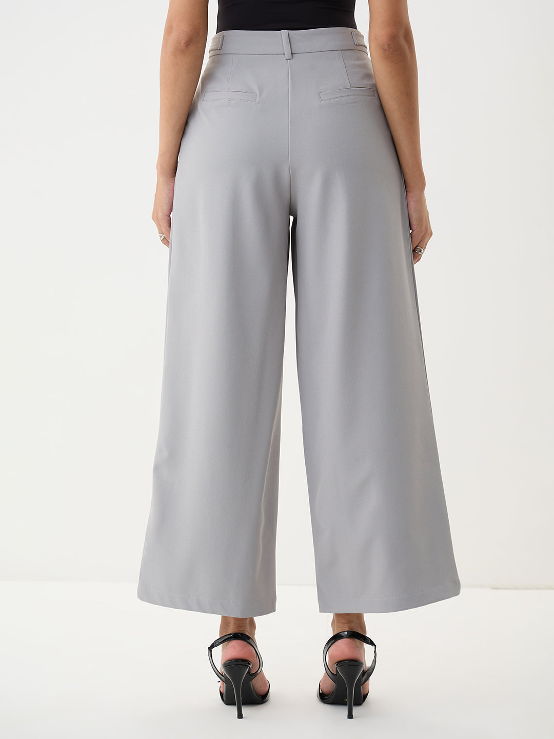 Slate Grey Day To Dusk Wide Leg Pants