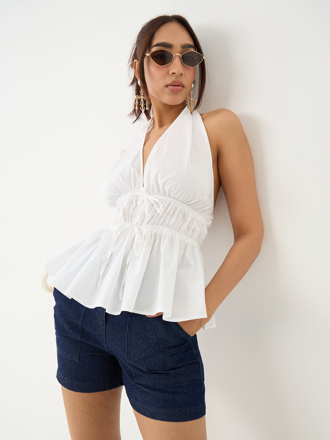 DenimLite Navy Blue Shorts