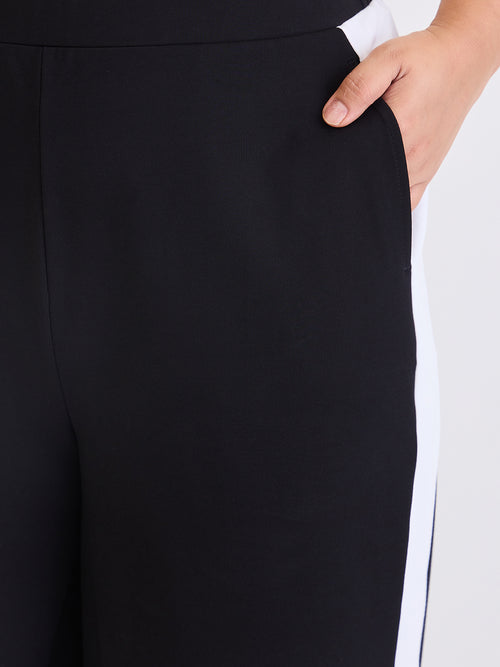 Black & White Colorblock Co-Ord Set