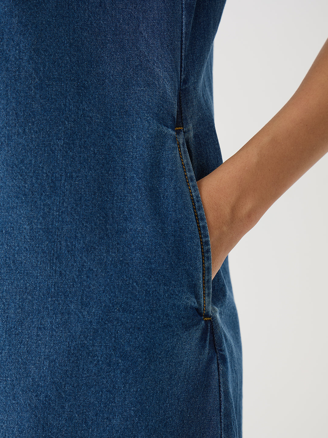 DenimClassic Blue Mini Shirt Dress
