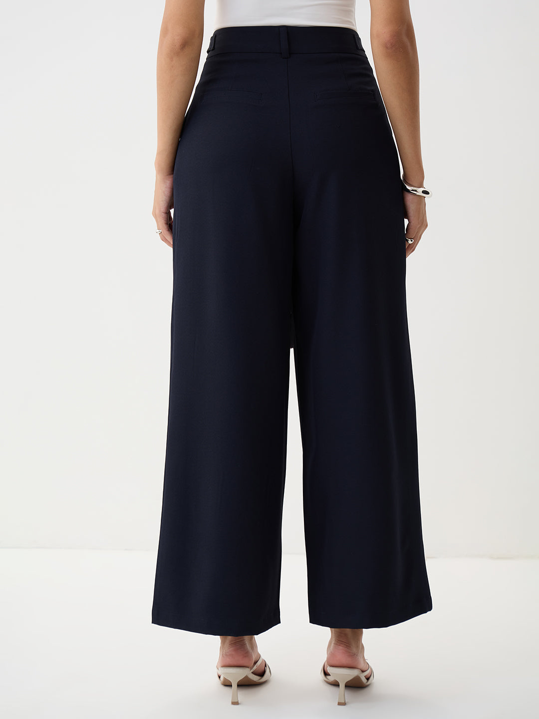 Navy Day To Dusk Wide Leg Pants