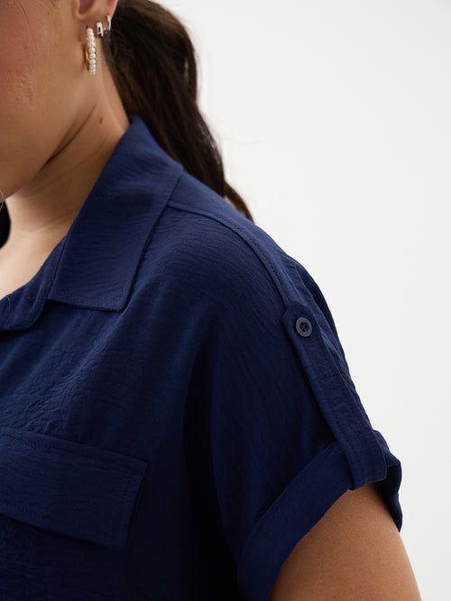 Navy Dual Pocket Co-Ord Set