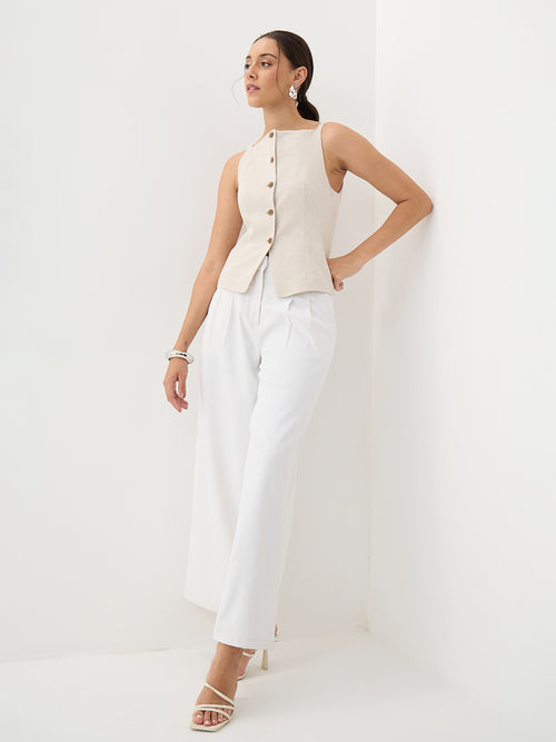 White Day To Dusk Wide Leg Pants