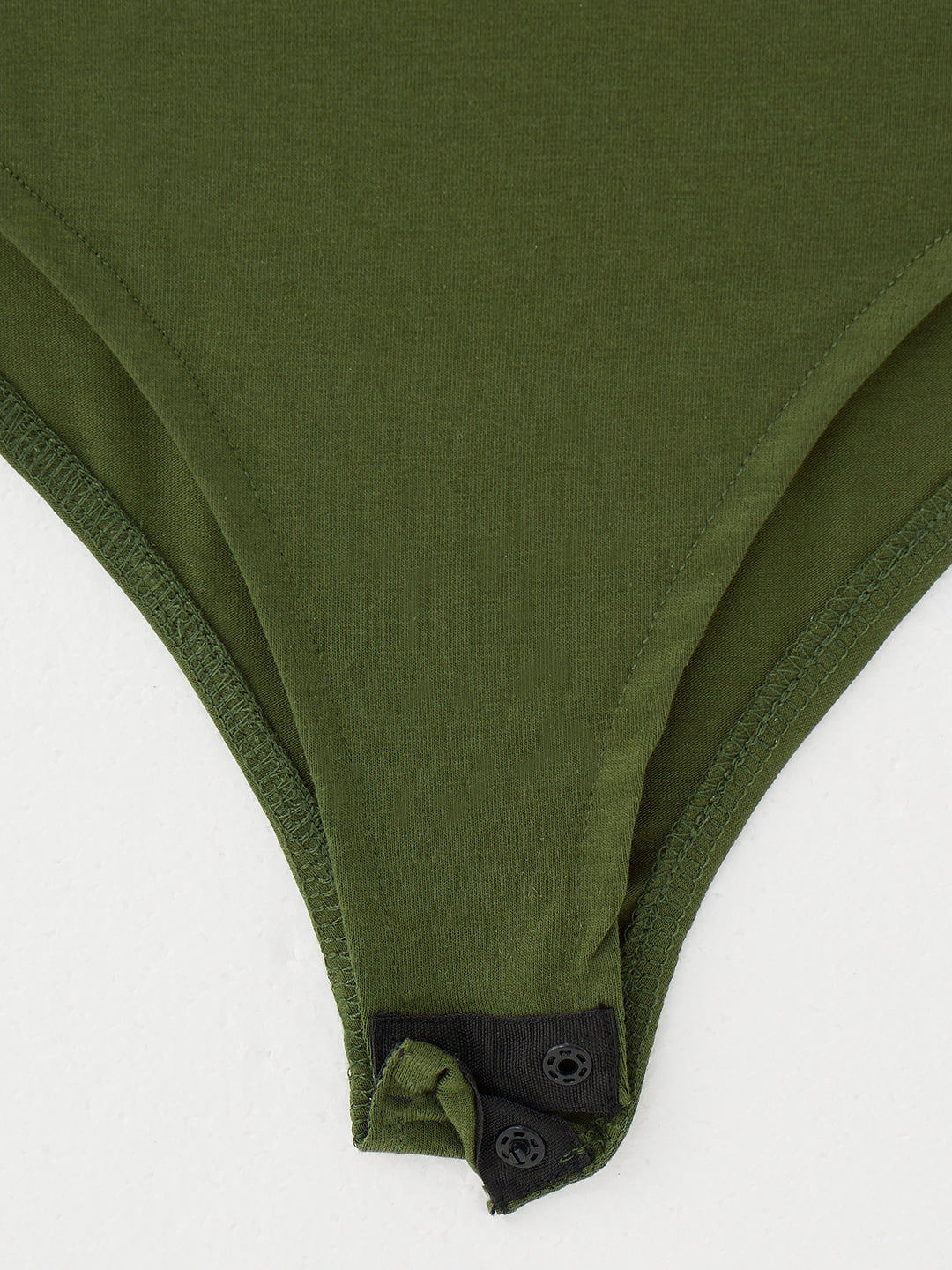 Olive Knit Boat Neck Bodysuit