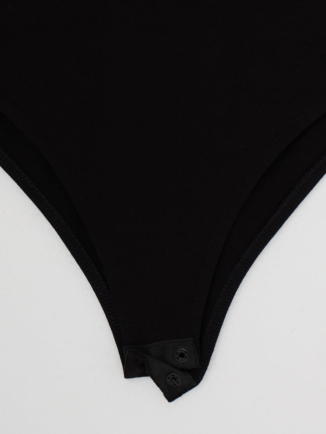 Black Knit Boat Neck Bodysuit
