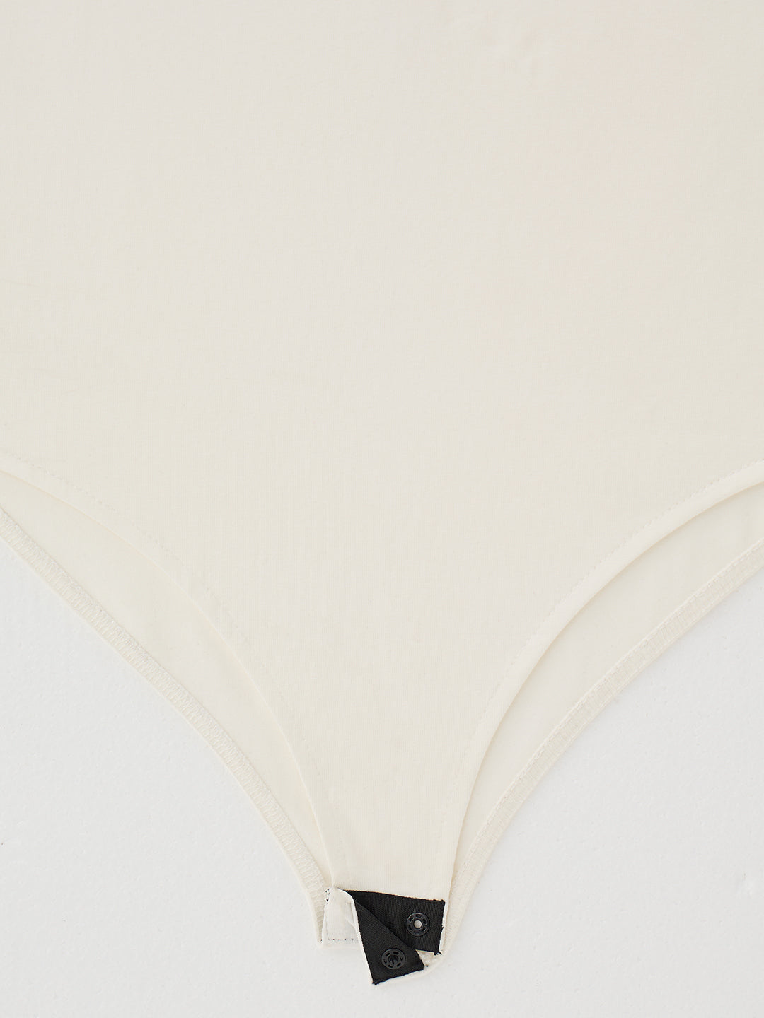 White Knit Boat Neck Bodysuit