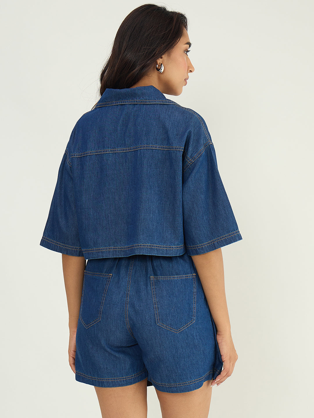 DenimLite Navy Skort Co-ord