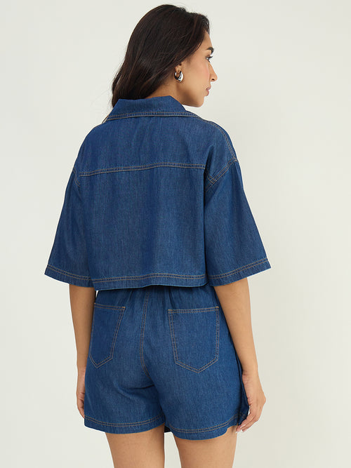 DenimLite Navy Skort Co-ord