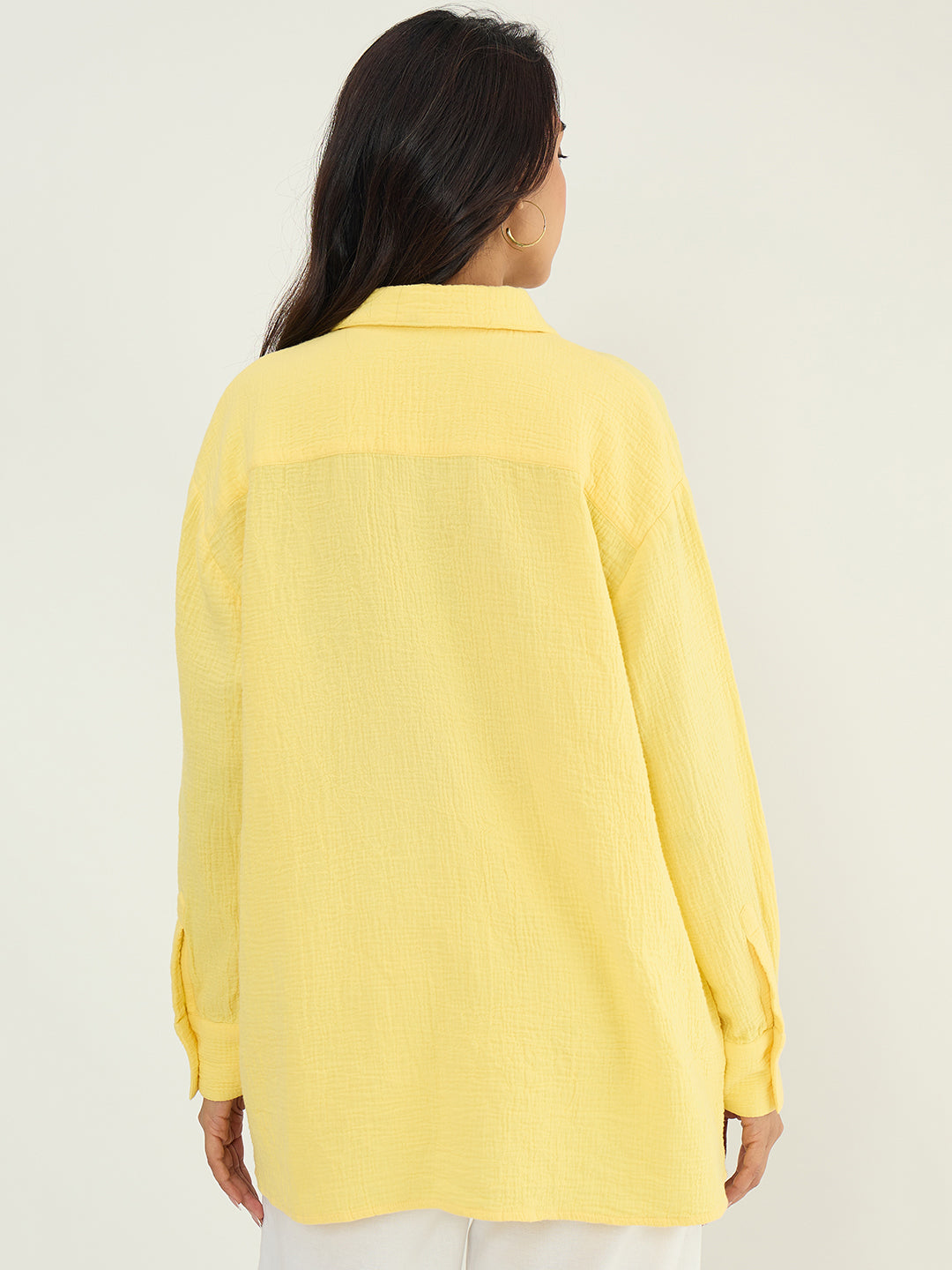 CloudComfort Gauze Yellow Shirt