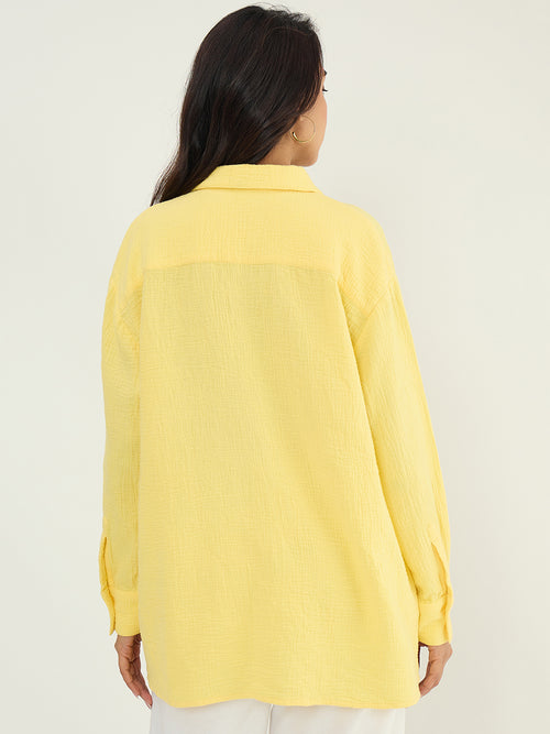 CloudComfort Gauze Yellow Shirt