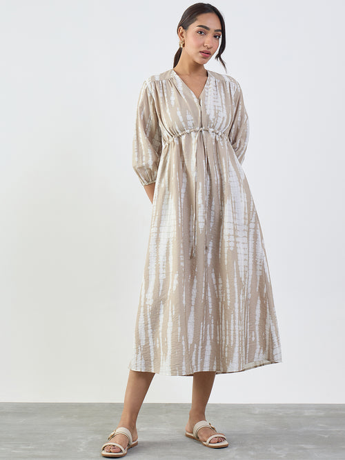 beige-abstract-ruched-detail-midi-dress-ff-7252a